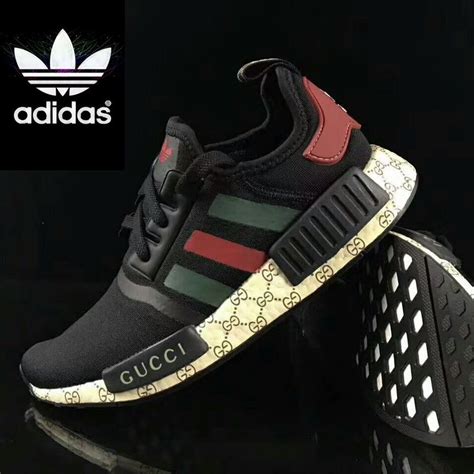 gucci x adidas nmd black edition|gucci adidas nmd r1.